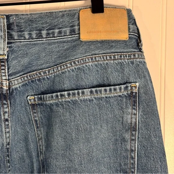 Citizens Of Humanity Annina Trouser Medium Wash High Rise Denim Jeans Size 30 - Picture 8 of 16